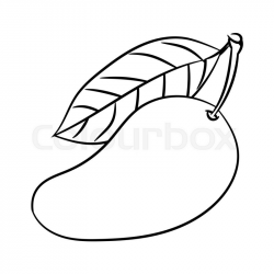 Mango Clipart Black And White | Free download best Mango ...