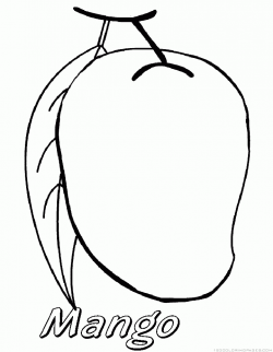 Mango Coloring Pages - Part 2 - Coloring Home