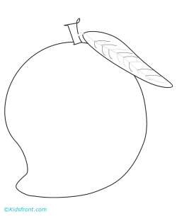 Mango Coloring Pages - Clip Art Library