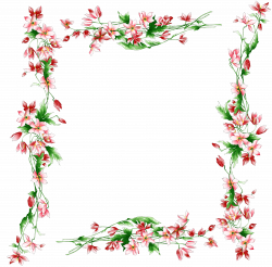 Border Flowers Rose Clip art - psd 4278*4222 transprent Png Free ...