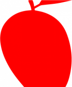 Download HD Mango Clipart Red Mango Transparent PNG Image ...