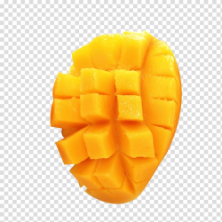 Illustration of a sliced mango fruit, Mango transparent ...