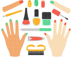 Manicure clipart | Etsy