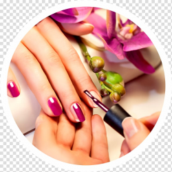 Purple nail polish, Nail salon Manicure Day spa Pedicure ...