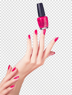 Nail polish Manicure Nail art Gel nails, Pieces of red nail ...