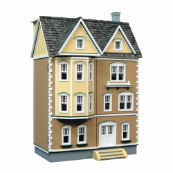 1/2 Scale Front Opening East Side Townhouse Dollhouse Kit – Real ...
