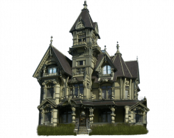 Haunted Manor Halloween transparent PNG - StickPNG