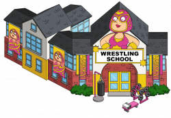 Image - Fg building TeenLaqueefaWrestlingSchool.png | Family Guy ...