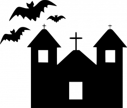 Building Haunted Home House Mansion Scary Spooky Svg Png Icon Free ...