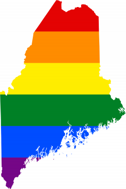Image - LGBT flag map of Maine.png | Blanding Cassatt community ...