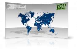 Editable Worldmap For PowerPoint SlideModel Powerpoint World Map ...