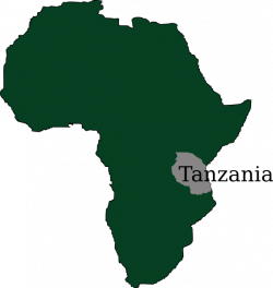 Tanzania Map Clip Art at Clker.com - vector clip art online, royalty ...