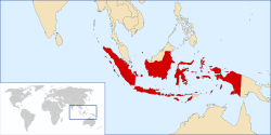 Amazing Indonesia In The World Map | Emaps World