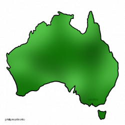 28+ Collection of Australia Clipart Map | High quality, free ...