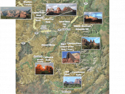 Sedona Red Rocks Map | Identify Red Rock Formations in Sedona