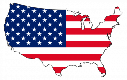 USA Map Flag | Gallery Yopriceville - High-Quality Images and ...