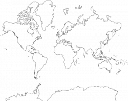 Map Of The World Drawing at GetDrawings.com | Free for personal use ...