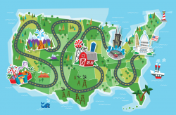 Cartoon Road Map Clipart #1 | Girls Camp! | Pinterest | Clip art ...