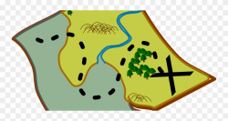 Treasure Map Cartoon Png Clipart (#3237462) - PinClipart