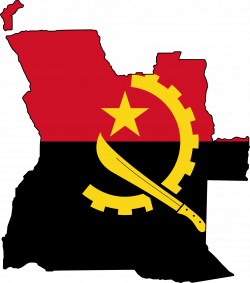 Angola Flag Map | Travel the world! | Pinterest | Angola flag, Flags ...