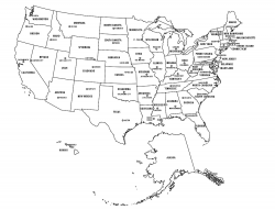 66+ United States Map Clipart | ClipartLook