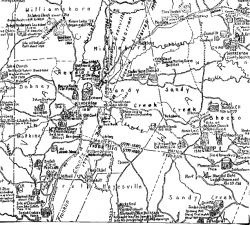 Historical Map of Old Granville County | new | Pinterest