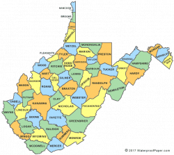Printable West Virginia Maps | State Outline, County, Cities