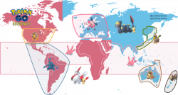 New Map Of All Regional Pokemon - OtakuKart