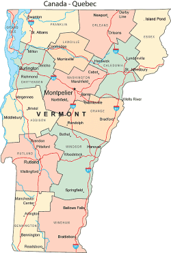 Map Of Vermont Counties And Towns – SmartSync