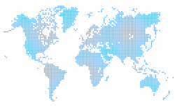 Luxury World Map Made Up Of Dots | Eduteach.co