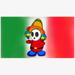 Download Mexican Guy With Maracas Clipart Shy Guy Maraca ...