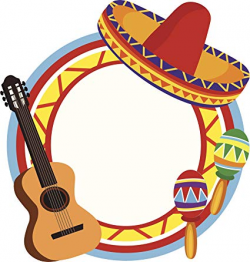 Amazon.com: Guitar Sombrero Maracas Mexican Latin American ...