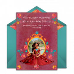 Free Elena of Avalor Invitations | Pinterest | Princess themed ...