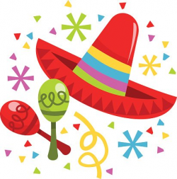 Mexican Maraca Sombrero premium clipart - ClipartLogo.com