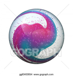 Clipart - Marble ball. Stock Illustration gg63433054 - GoGraph