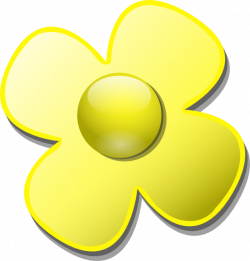 Yellow Game Marble Flower Clip Art at Clker.com - vector clip art ...