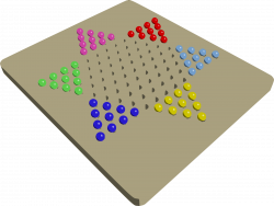 Clipart - Chinese Checkers