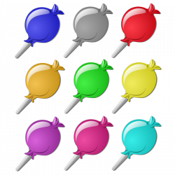 Clipart - Game marbles - candies