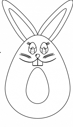 clipartist.net » Clip Art » zz egg bunny grey animal sheet page ...