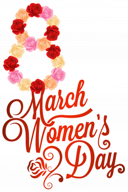 march free clip art red 8 march womens day png clipart image - Clip ...