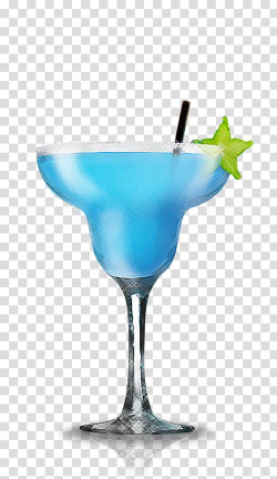 Blue Hawaii Margarita Martini Cocktail garnish, Tropical ...