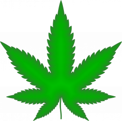 Clipart - Marijuana Leaf Green