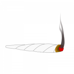 Clipart - Animation of a Joint-Cannabis Weed