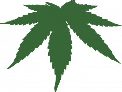 Clipart - cannabis leaf