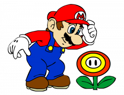 Mario finds a Fire Flower. by SuperSmashIn3DLand on DeviantArt