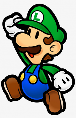 Super Mario Clipart Green - Paper Luigi - Free Transparent ...