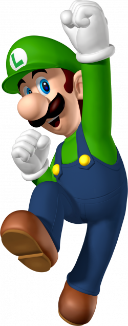 Image - Jumping Luigi Artwork - New Super Mario Bros.png | Nintendo ...