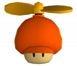 Wii - New Super Mario Bros. Wii - Propeller Mushroom - The Models ...