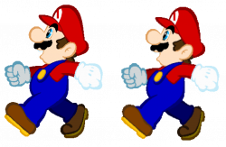 Mario pic with a color outlining by IcePony64 on DeviantArt