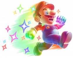 Image - Starman Mario Artwork - New Super Mario Bros. Wii.png ...
